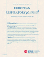 European Respiratory Journal: 38 (4)
