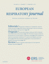 欧洲呼吸杂志:39 (2)