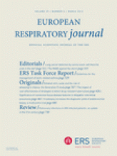 European Respiratory Journal: 39 (3)