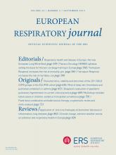 European Respiratory Journal: 42 (3)