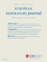 European Respiratory Journal: 43 (4)