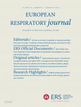 European Respiratory Journal: 55 (2)